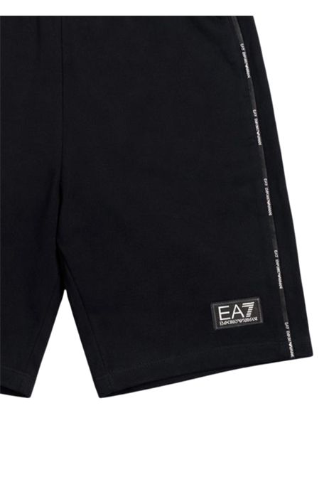 Bermuda bambino nero in cotone EMPORIO ARMANI | 7B000254NERO