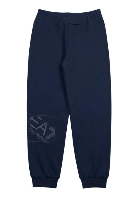 Pantalone bambino blu in cotone EMPORIO ARMANI | 7B000260BLU