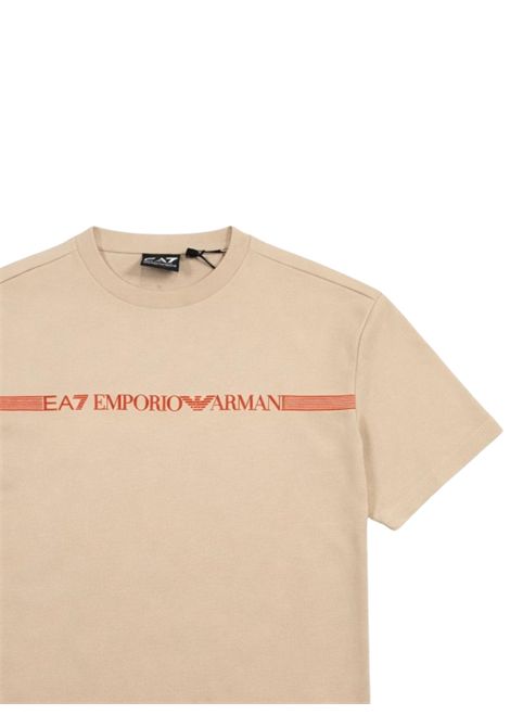 T-shirt bambino sabbia in cotone EMPORIO ARMANI | 7B000262SABBIA