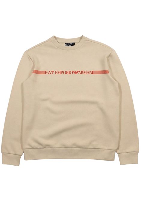 Felpa bambino sabbia in cotone EMPORIO ARMANI | 7B000263SABBIA