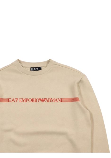 Felpa bambino sabbia in cotone EMPORIO ARMANI | 7B000263SABBIA