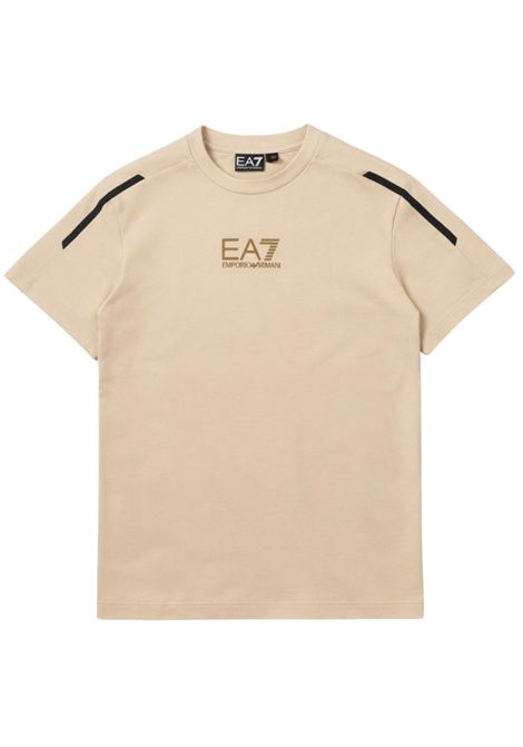 T-shirt bambino sabbia in cotone EMPORIO ARMANI | 7B0002688SABBIA