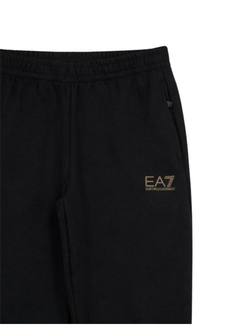 Black cotton trousers for children EMPORIO ARMANI | 7B000270NERO
