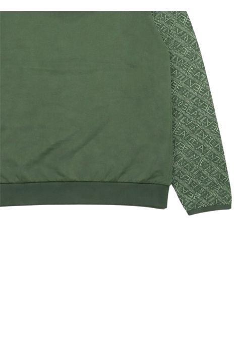 Felpa bambino verde in cotone EMPORIO ARMANI | 7B000279VERDE