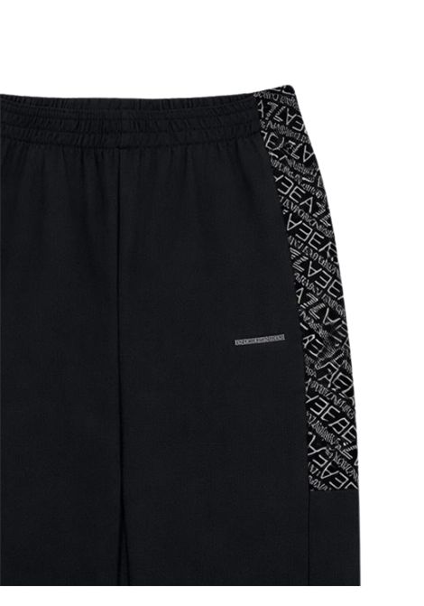 Pantalone bambino nero in cotone EMPORIO ARMANI | 7B000282NERO