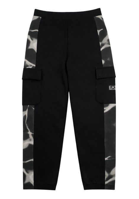 Pantalone bambino nero in cotone EMPORIO ARMANI | 7B000286NERO