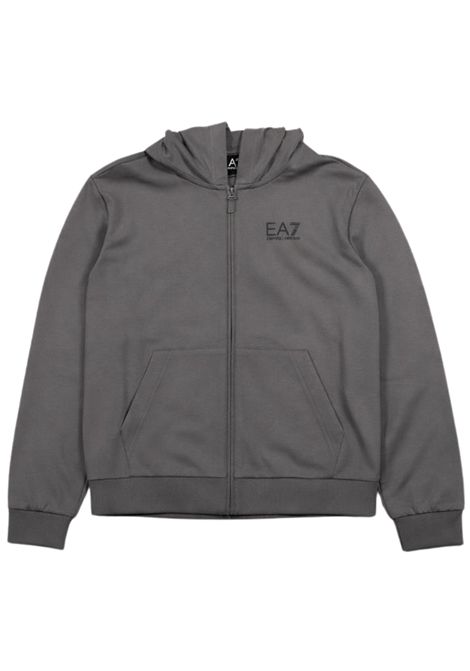 Felpa bambino grigia in cotone EMPORIO ARMANI | 7B000298GRIGIO