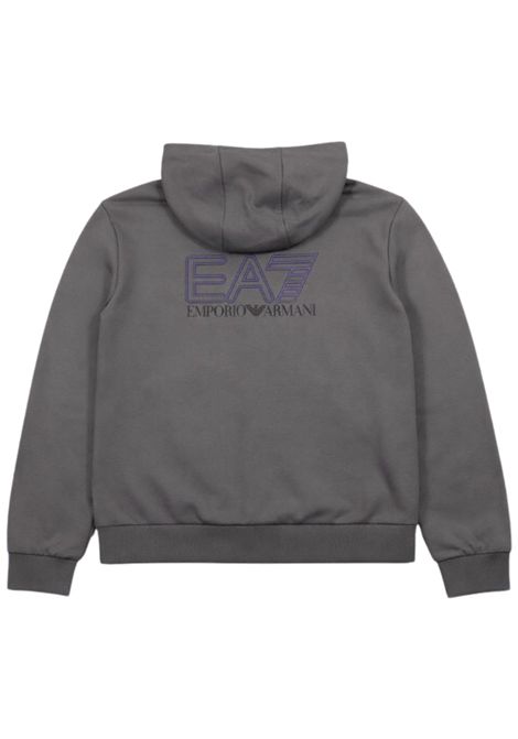 Felpa bambino grigia in cotone EMPORIO ARMANI | 7B000298GRIGIO