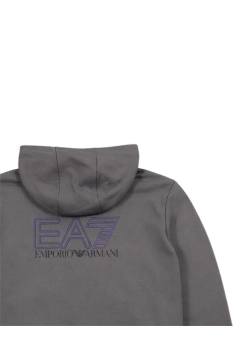 Felpa bambino grigia in cotone EMPORIO ARMANI | 7B000298GRIGIO