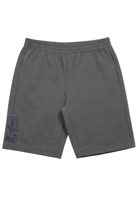 Bermuda bambino grigio in cotone EMPORIO ARMANI | 7B000299GRIGIO