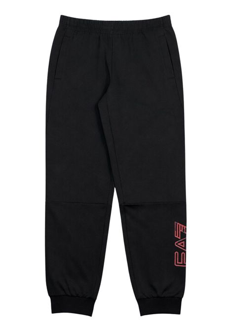 Pantalone bambino nero in cotone EMPORIO ARMANI | 7B000300NERO