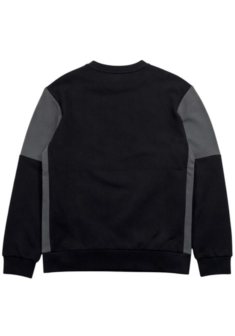 Felpa bambino nera in cotone EMPORIO ARMANI | 7B000308NERO