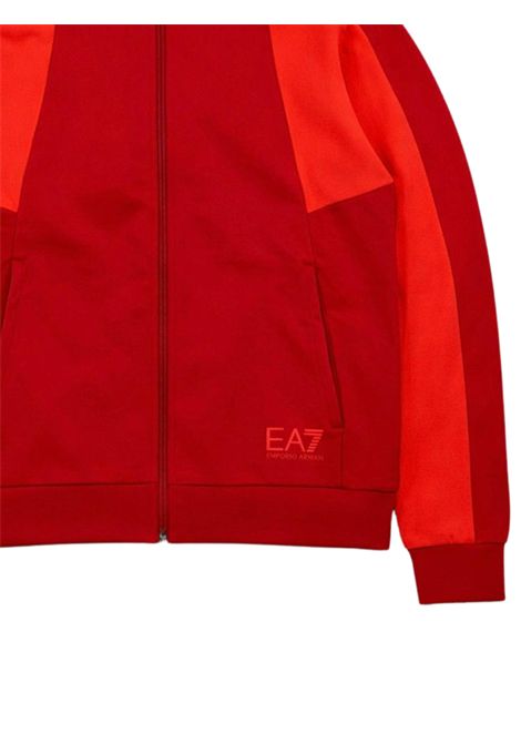 Felpa bambino rossa in cotone EMPORIO ARMANI | 7B000309ROSSO