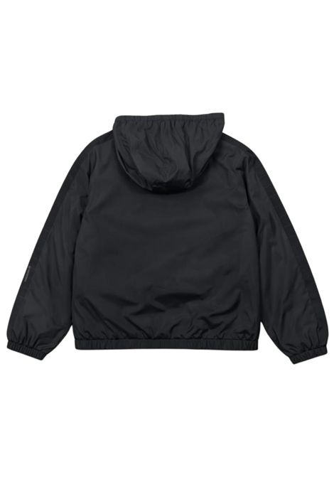 Giubbino bambino nero con cappuccio EMPORIO ARMANI | 7B000323NERO