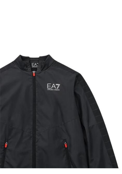 Giubbino bambino nero con cappuccio EMPORIO ARMANI | 7B000323NERO