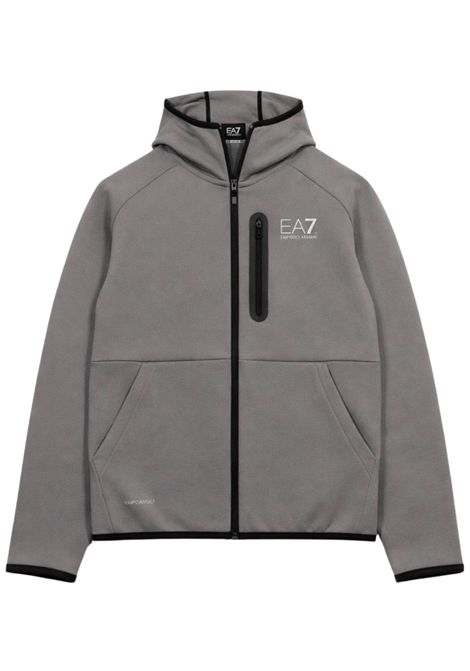 Felpa bambino grigia in cotone EMPORIO ARMANI | 7B000326GRIGIO