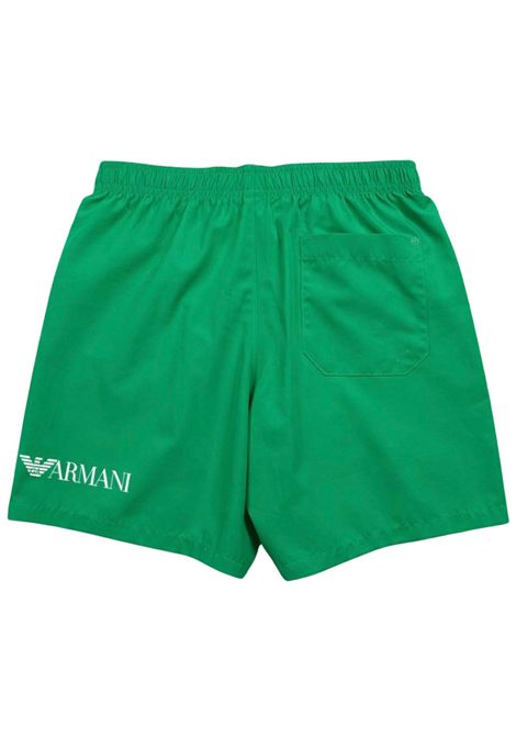 Costume da bagno bambino verde EMPORIO ARMANI | 7B000341VERDE