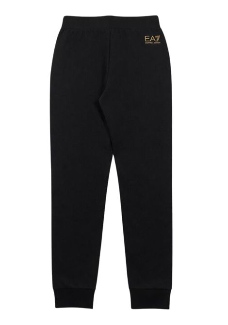 Pantalone bambina nero in cotone EMPORIO ARMANI | 7G000141NERO