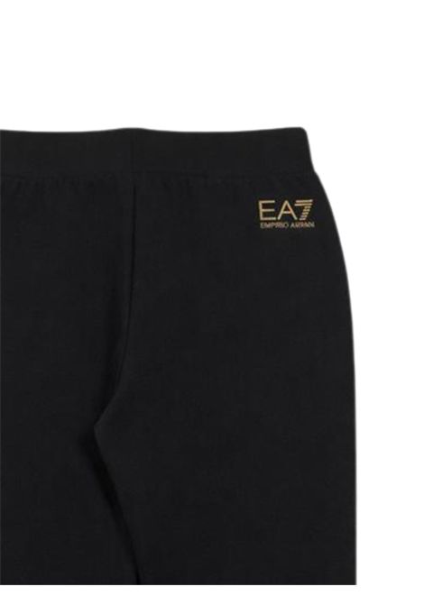 Pantalone bambina nero in cotone EMPORIO ARMANI | 7G000141NERO