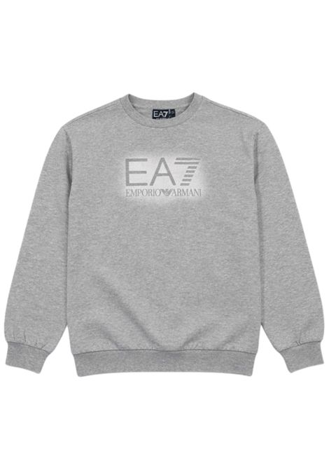 Girls' grey cotton sweatshirt EMPORIO ARMANI | 7G000179GRIGIO