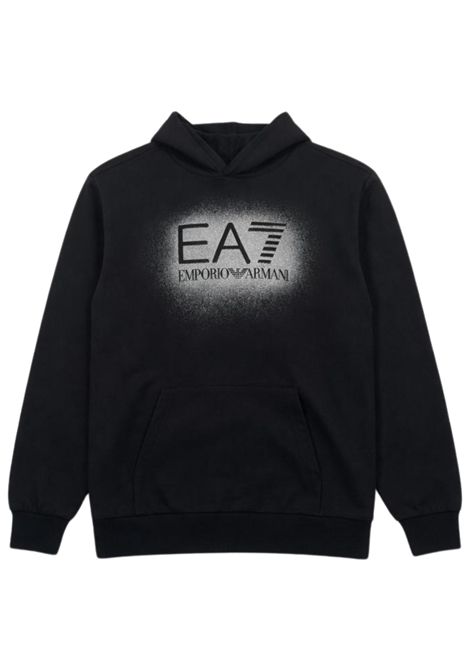 Felpa bambina nera in cotone EMPORIO ARMANI | 7G000180NERO