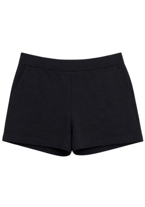 Shorts bambina nero in cotone EMPORIO ARMANI | 7G000183NERO