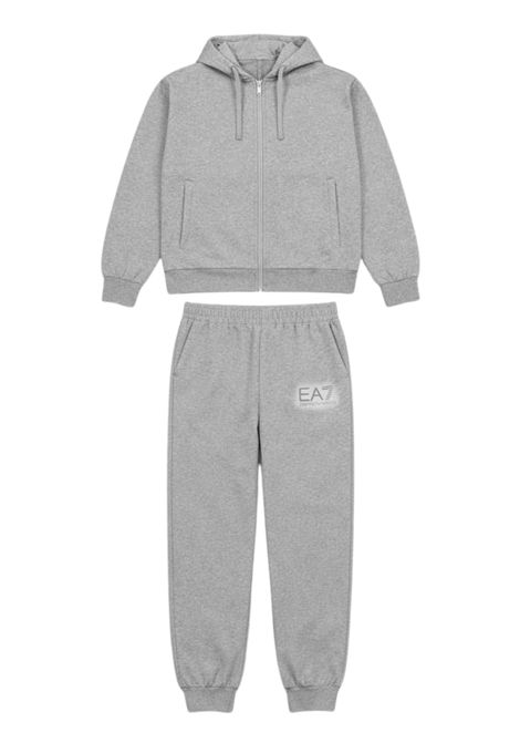 Completo bambina grigio in cotone EMPORIO ARMANI | 7G000184GRIGIO