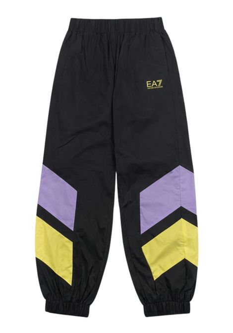 Black nylon trousers for girls EMPORIO ARMANI | 7G000189NERO