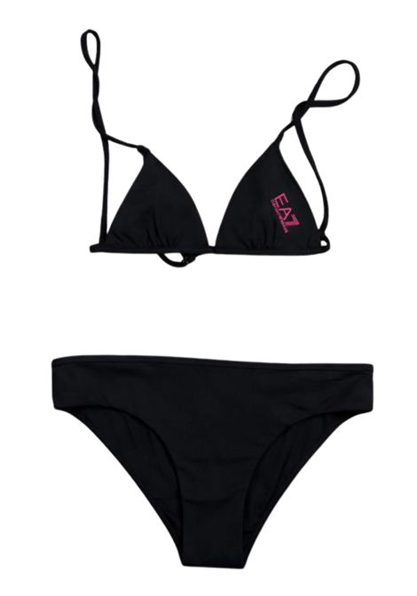 Black girls' swimsuit EMPORIO ARMANI | 7G000194NERO
