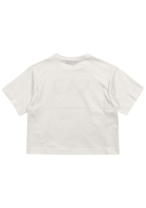 T-shirt bambina ghiaccio in cotone EMPORIO ARMANI | 7G000198GHIACCIO