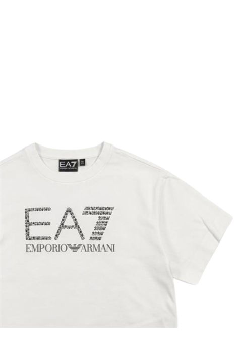 T-shirt bambina ghiaccio in cotone EMPORIO ARMANI | 7G000198GHIACCIO