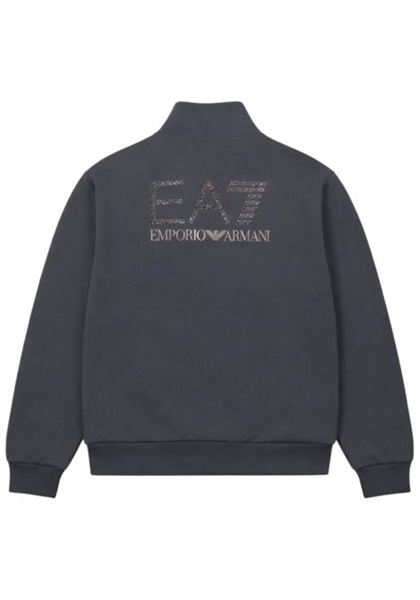 Felpa bambina grigia in cotone EMPORIO ARMANI | 7G000199GRIGIO