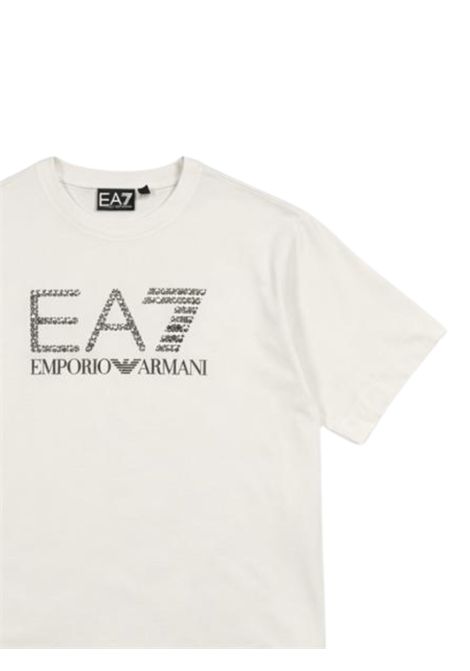 Abito bambina ghiaccio in cotone EMPORIO ARMANI | 7G000201GHIACCIO