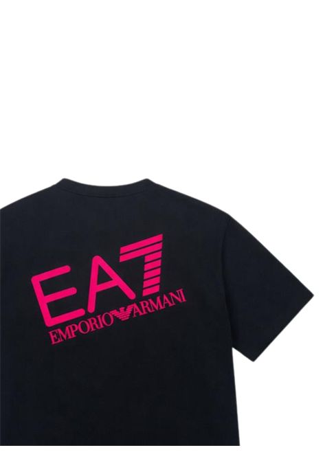 Abito bambina nero in cotone EMPORIO ARMANI | 7G000206NERO