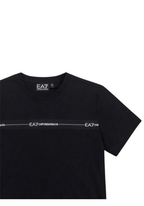T-shirt bambina nera in cotone EMPORIO ARMANI | 7G000207NERO