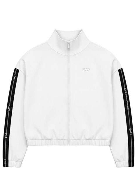 Felpa bambina in misto cotone EMPORIO ARMANI | 7G000208BIANCO