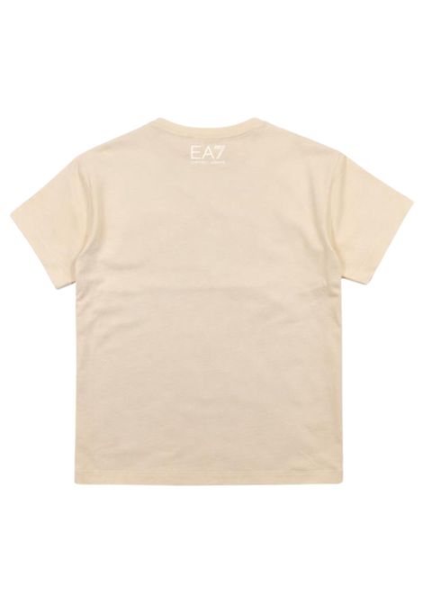T-shirt bambina sabbia in cotone EMPORIO ARMANI | 7G000213SABBIA