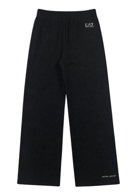 Pantalone bambina in misto cotone EMPORIO ARMANI | 7G000221NERO