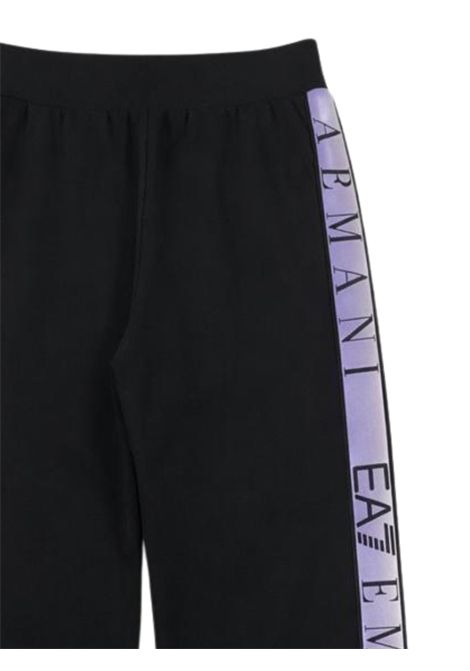 Pantalone bambina in misto cotone EMPORIO ARMANI | 7G000221NERO
