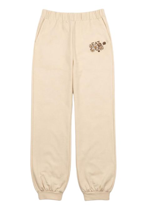 Pantalone bambina sabbia in cotone EMPORIO ARMANI | 7G000226SABBIA
