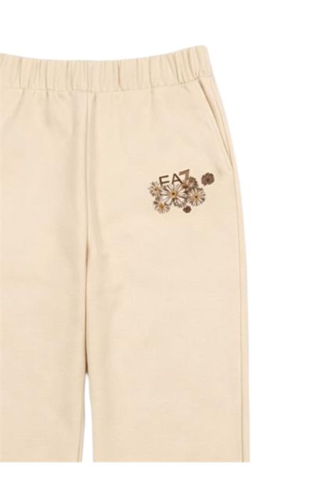 Pantalone bambina sabbia in cotone EMPORIO ARMANI | 7G000226SABBIA