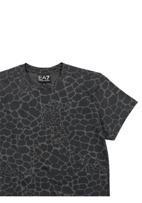 T-shirt bambina grigia in cotone EMPORIO ARMANI | 7G000228GRIGIO