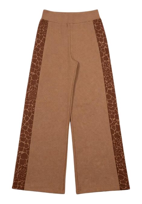 Pantalone bambina beige in cotone EMPORIO ARMANI | 7G000230BEIGE