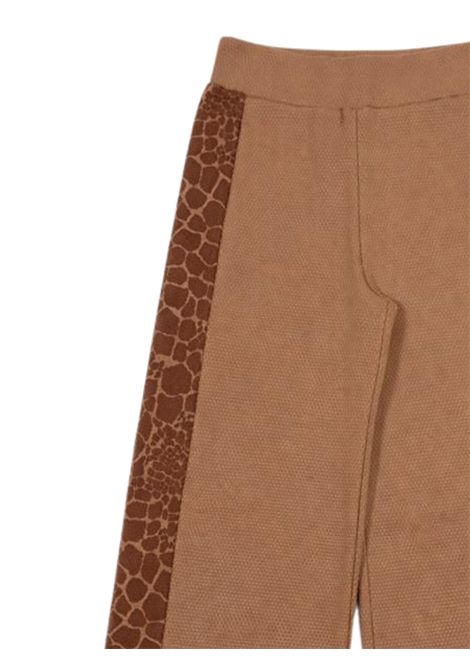 Pantalone bambina beige in cotone EMPORIO ARMANI | 7G000230BEIGE