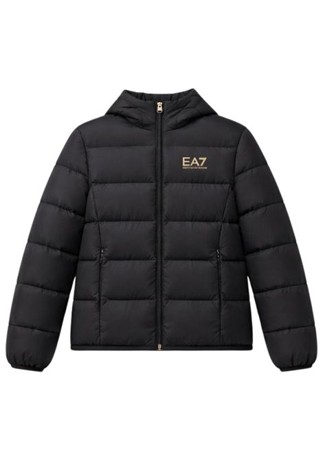 Giubbino bambina nero imbottito EMPORIO ARMANI | 8NFB08NERO