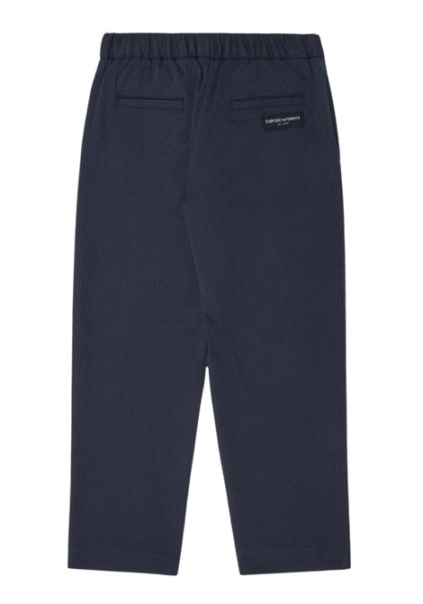 Blue children's trousers EMPORIO ARMANI | EB000073/MABLU