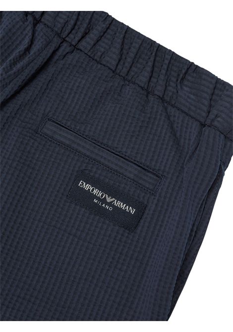 Blue children's trousers EMPORIO ARMANI | EB000073/MABLU