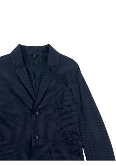 Blue striped children's jacket EMPORIO ARMANI | EB000092/MABLU