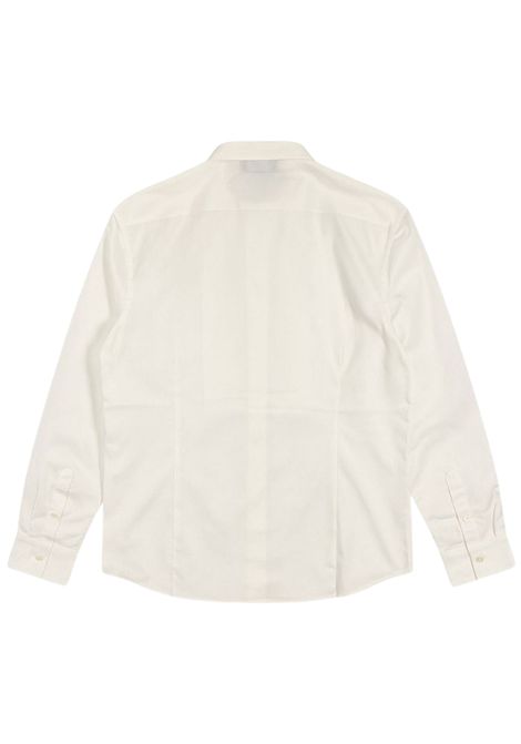 Camicia bambino bianca in cotone EMPORIO ARMANI | EB000094/MABIANCO