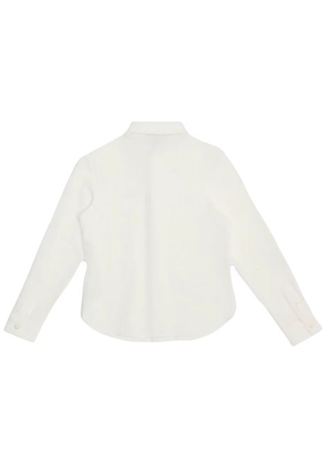 Camicia bambino bianca in cotone EMPORIO ARMANI | EB000126/MABIANCO